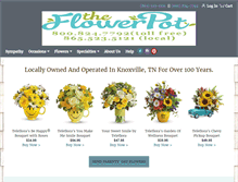 Tablet Screenshot of knoxvilleflowerpot.com